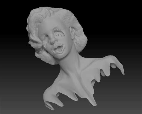 Halloween Marilyn Monroe Ghost 3d Model 3d Printable Cgtrader