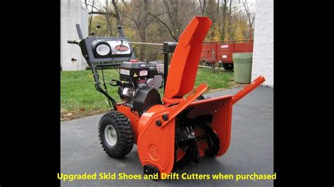 2010 Ariens Platinum Deluxe 24 Snow Blower Upgraded Lighting Youtube