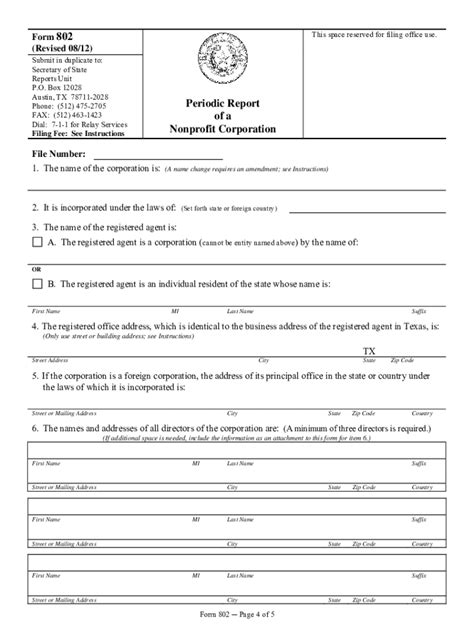 Texas 802 Fill Out And Sign Online Dochub