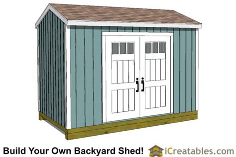 8x12 Backyard Shed Plans Tall Shed Plans Storage Shed Plans