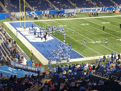 Detroit Lions Seating Guide Ford Field