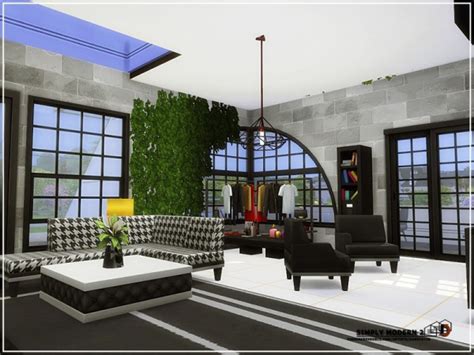 The Sims Resource Simply Modern House 2 By Danuta720 • Sims 4 Downloads