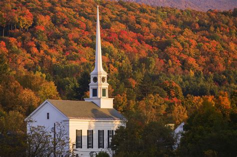 © Donlandgetty Images Stowe Community Church Eeuu Está En Vermont Y
