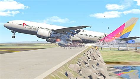 😱b777 How The Accident Happened San Francisco International Airport Asiana Airlines Flight 214