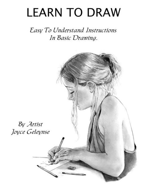 Learn To Draw Realistically: PDF Tutorial, 15 pages, Instant Download