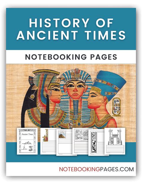 History Of Ancient Times Notebooking Pages