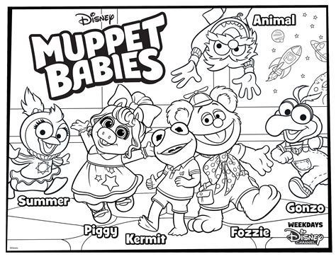 Drawing head of kermit the frog muppet babies coloring pages to color, print and download for free along with bunch of favorite muppet babies muppet babies iron on transfer 5x5 for light colored fabrics only; baby coloring pages Images in 2019 http://www ...