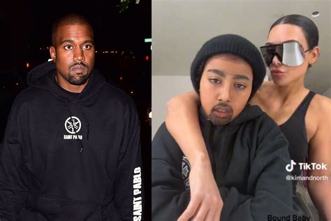 North West Dons Fake Beard To Pose As Kanye With Kim Amid Missing Rumors