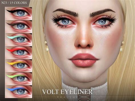Pralinesims Volt Eyeliner N23 Sims 4 Sims 4 Cc Makeup The Sims 4 Skin