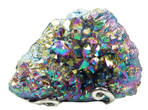 It will show you a single lo. Aura Quartz - The Metal-coated Crystals