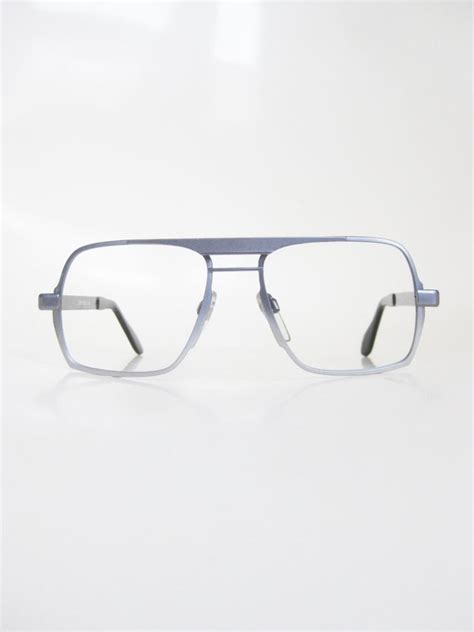 1980s Aviator Eyeglasses Mens Glasses 80s Eighties Indie