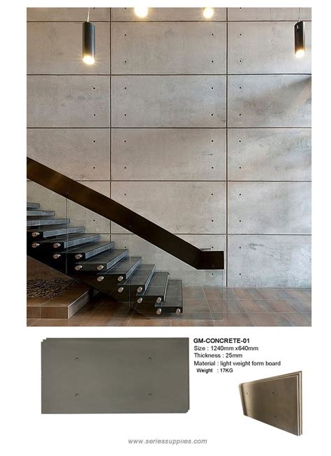 Faux Concrete Interior Wall Panels Sean Plateros