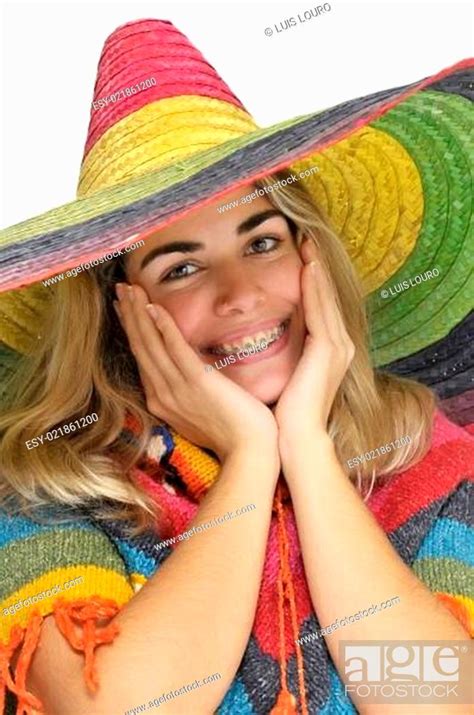 Sombrero Girl Stock Photo Picture And Low Budget Royalty Free Image