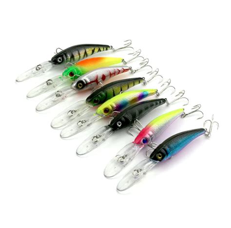 Fishing Lure Minnow Crankbait Tackle Laser 10cm 78g 3d Eyes Hard Lure