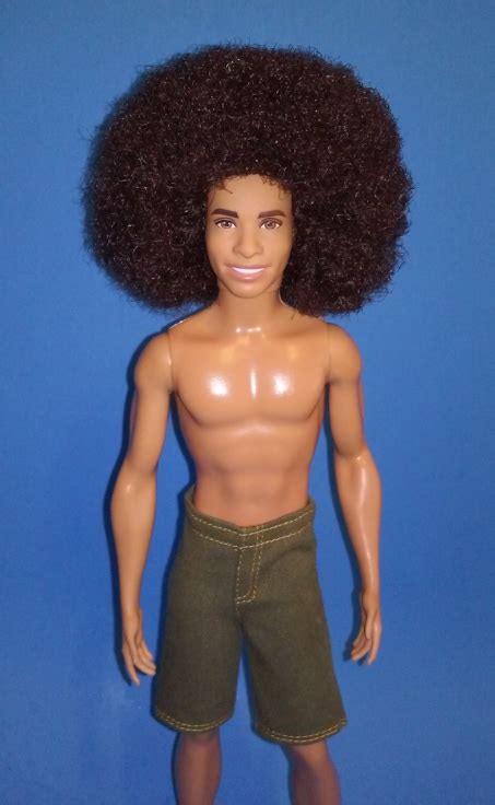 Barbie Afro Custom Doll Steven Darren Ken Doll Ooak Fashionistas Ken Doll Natural Afro