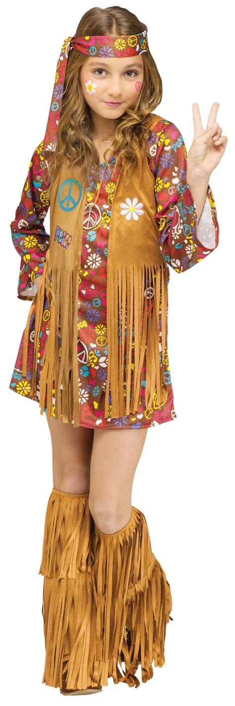 Peace And Love Hippie Costume 1960 S And 1970 S Costumes Mega Fancy Dress