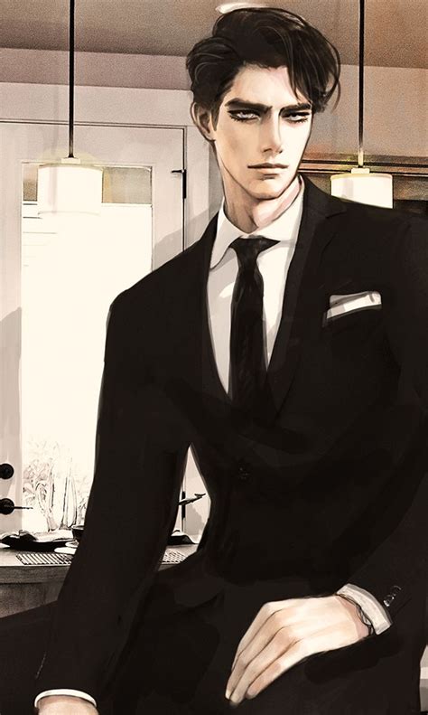 Anime Man In Suit Art This Is The Anime Man