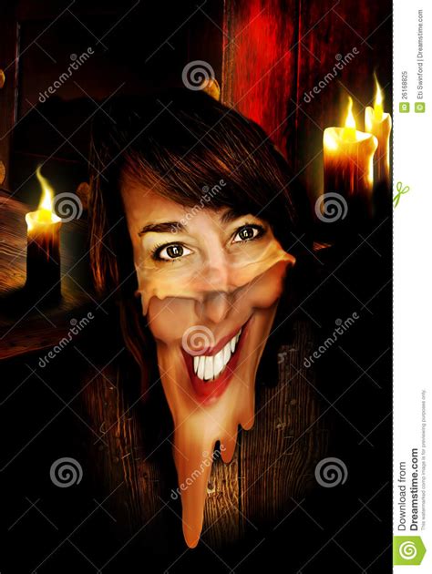 Melting Woman Stock Image Image Of Smiling Burn Expression 26168825