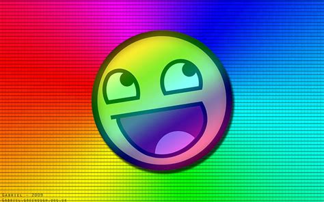 Colorful Emoticons Awesome Face Hd Wallpaper Wallpaperbetter