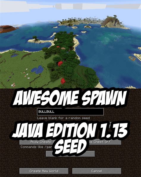 Java Edition Seedbullbull 562179930 Minecraft Seed Minecraft