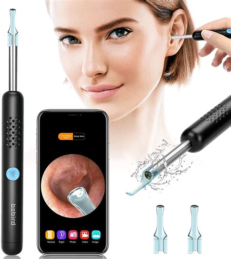Ear Wax Removal With Camera Wireless Ear Cleaner Tool Kit 1080p Fhd Ear