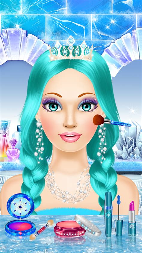 Ice Queen Salon: spa, makeup and dress up princess for ...
