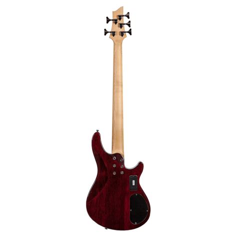 Disc Schecter Omen Extreme 5 Left Handed Bass Guitar Black Cherry At