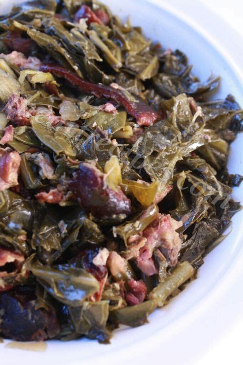 These slow cooked southern collard greens are made with a ham hock and a dash of hot sauce. Crock-Pot Collard Greens and Ham Hocks | I Heart Recipes ...