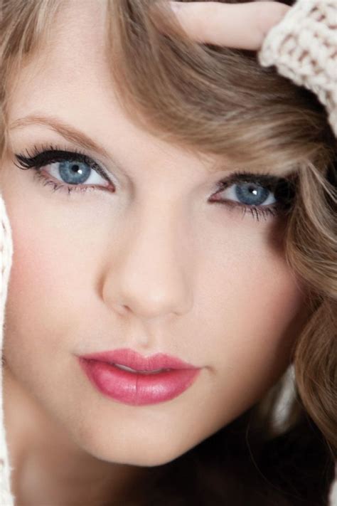Download Wallpaper 640x960 Taylor Swift Blonde Face Eyes Lips