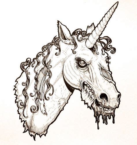 38 Scary Unicorn Tattoo Ideas Unicorn Tattoos Unicorn Scary Unicorn
