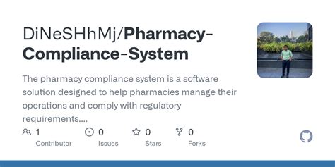 Github Dineshhmjpharmacy Compliance System The Pharmacy Compliance