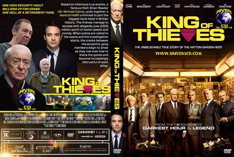 Brian reader, a retired thief, gathers an unlikely gang of burglars to perpetrate the biggest and boldest heist in british history. King Of Thieves - UNIVERSCD
