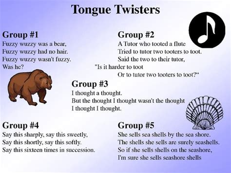 Funny Tongue Twisters Guaranteed To Twist Your Tongue Into Tightly Tied Knots AwesomeJelly Com