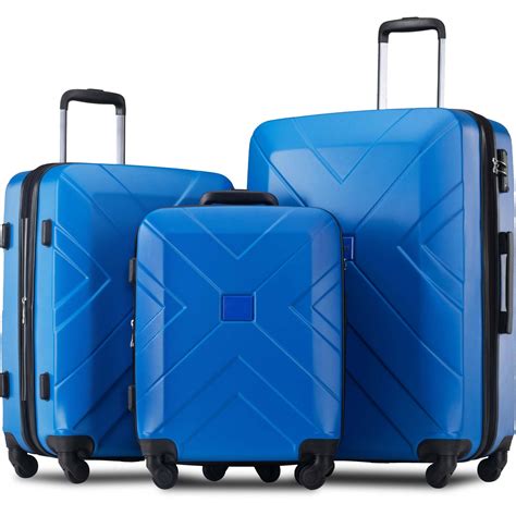 Segmart Expandable Luggage Sets Of 3 3 Piece Lightweight Hardside 4