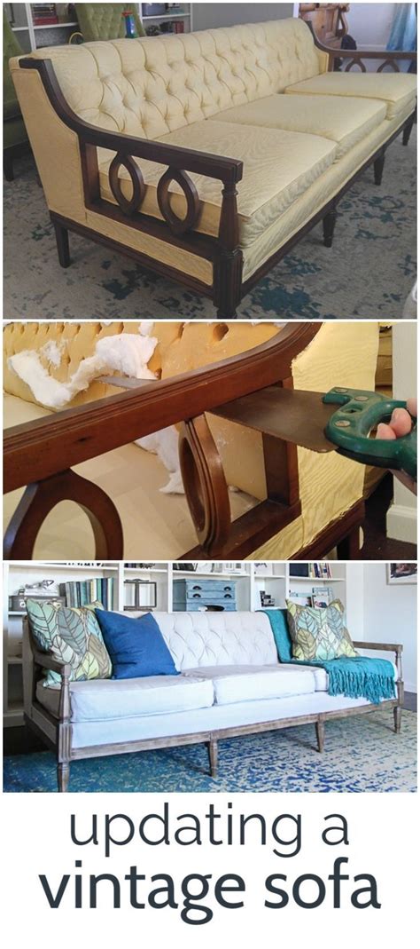 An unpolished piece of carved wood. How to reupholster a couch on the cheap | Wooden sofa ...