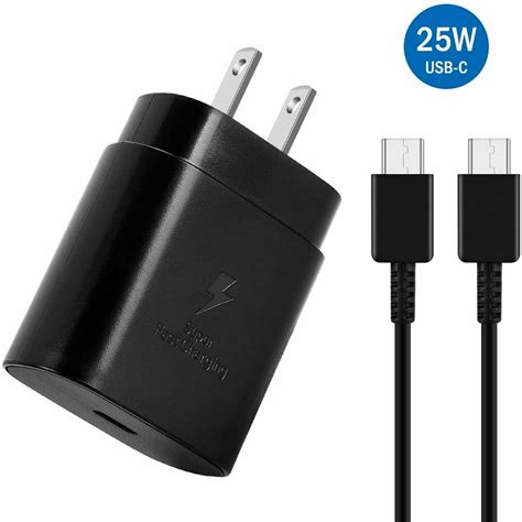 Original 25w Usb C Super Fast Charging Wall Charger For Samsung Galaxy