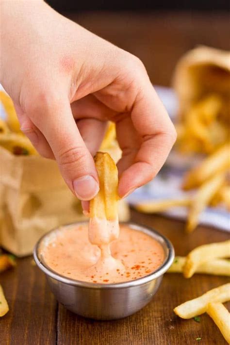 Aug 22, 2018 · baked sweet potato fries ingredients: Dipping fries in homemade fry sauce | Sweet potato fries ...