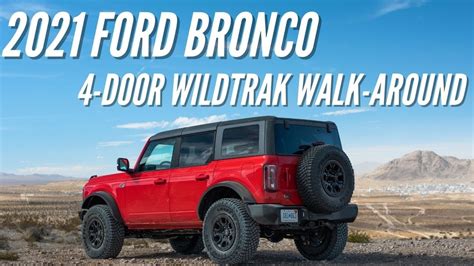 2021 Ford Bronco Wildtrak Walk Around Bronco Nation Youtube