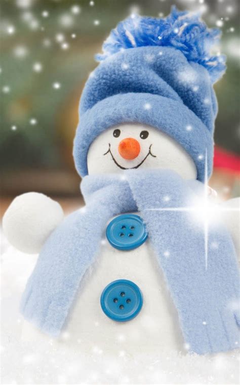 Download Cute Christmas Snowman Free Pure 4k Ultra Hd