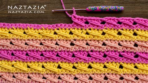 Crochet Cross Over Stitch - Naztazia
