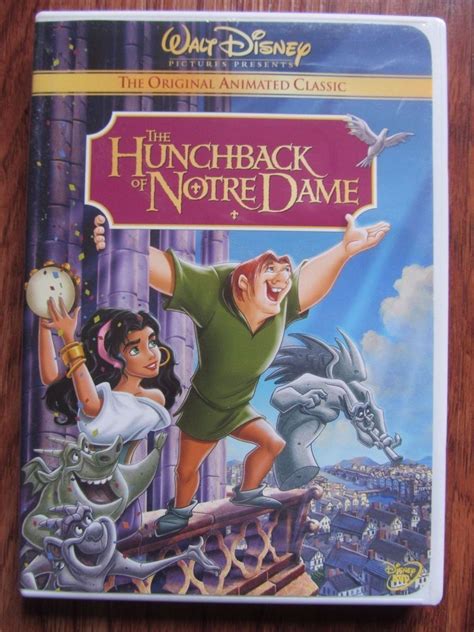 Hunchback Of Notre Dame Dvd Like New Disney Animated Alexander Moore