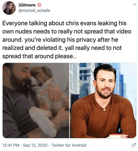 Everyone Talking About Chris Evans Leaking His Own Nudes Needs To