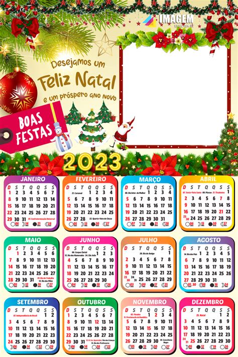 Moldura Png Para Montar Calendário 2023 Desenhamos Um Feliz Natal