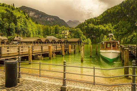 Lake Koenigssee Bavaria Wallpapers Wallpaper Cave