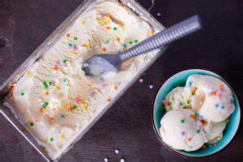Cake Batter Ice Cream Recipe