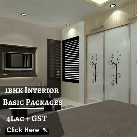 1bhk Interior Packages | Kumar Interior | Trendy interior design, Interior, Wall wardrobe design
