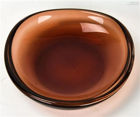 5 Orrefors Ascending Size Red Art Glass Bowls－【deal Price Picture】