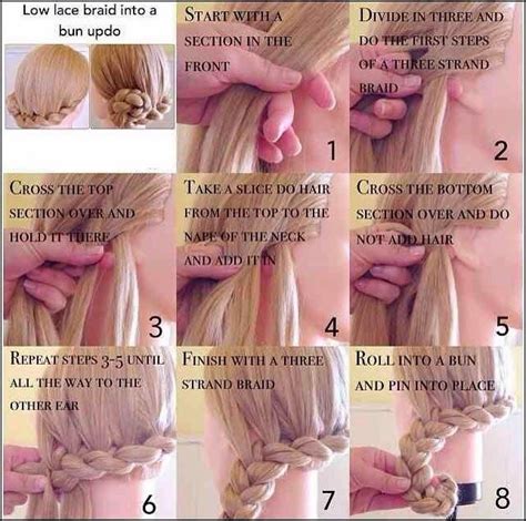How To Lace Braid Hairstyle Tutorial Hair Haircuts Color Braided