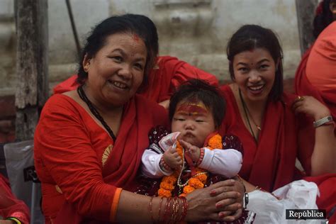 In Pictures Kumari Puja Performed At Basantapur Durbar Square Myrepublica The New York