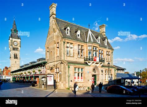 Town Hall High Row Darlington England Stock Photo Alamy